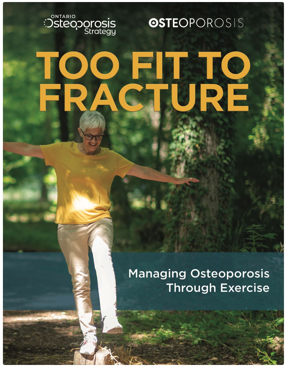 Too Fit to Fracture exercise booklet cover
